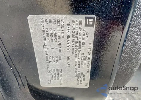 2007 GMC Yukon Denali from USA, damaged, VIN 1GKFK63877J272191